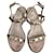 Valentino sandali D'oro Pelle  ref.902268
