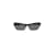 LINDA FARROW Gafas de sol T.  el plastico Negro Plástico  ref.902445