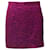 Minifalda lápiz de encaje en algodón morado de Dolce & Gabbana Púrpura  ref.903072