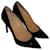 CHRISTIAN LOUBOUTIN Black Pigalle Patent Leather Pump Heel 38.5 US 8.5 UK 5.5  ref.903150