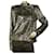 Autre Marque R+A Silver Black Leopard Fully Sequined Half Zipper Fashion Jacket size M Silvery Polyester  ref.903153