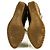 Celine Daoust Céline Celine Schwarzes Lackleder Beige Crepe Wedge Plateaustiefel Schuhe Gr 37 - Ansicht 6