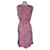 Autre Marque Linen & silk dress, taille 38. Pink  ref.903449