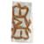 Totême Totem-Schal mit geknotetem Monogramm „Bloody Mary“ aus weißer Seide  ref.903478