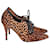 Dolce & Gabbana Lace-Up Ankle Boots in Animal Print Ponyhair Wool Pony hair  ref.903483
