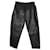 Pantalones jogger con paneles de cuero sintético negro de Alexander Wang x H&M Polipiel  ref.903514