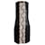 Dolce & Gabbana Mini Robe avec Dentelle en Paillettes Noires  ref.903516