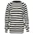Saint Laurent Striped Sweater in Multicolor Wool Black  ref.903525