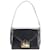 Céline Leather Caleche Triomphe Shoulder Bag Black Pony-style calfskin  ref.903821
