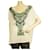 Camilla White Modal Ethnic Beaded Top Boho Oversize T- Shirt taille S Multicolore  ref.903884