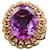 Autre Marque Yellow gold purple topaz ring 18 carats Gold hardware  ref.904022