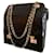 Chanel 1980's Vanity Case Bottom Agneau en cuir matelassé noir Grand sac cabas w 24Quincaillerie plaquée or K  ref.904063