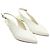 Tibi Lia White Slingback Gattino Tacchi - vista 2