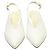 Tibi Lia White Slingback Gattino Tacchi - vista 3