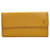 Portafoglio lungo Louis Vuitton in pelle Epi gialla Giallo  ref.904527