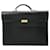 Hermès Kelly Depeche 38 Nero Pelle