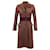 Moschino Cheap and Chic Manteau Embelli en Laine Bordeaux  ref.906433