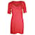 Roland Mouret Cowl Neck Mini Dress in Coral Viscose Cellulose fibre  ref.906437