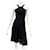 Vestido de Chanel Negro Algodón Nylon Rayo  ref.906468