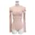 Fendi mesh body suit tank top Pink Nylon  ref.906483