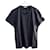 Moncler Camiseta de punto de algodón negra Negro  ref.906492