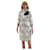 Chanel Kleid Schwarz Weiß Seide Baumwolle Polyester Strahl  ref.907202