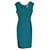 Herve Leger Scoop Neck Bandage Dress in Teal Rayon Green Cellulose fibre  ref.908169