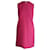 Vestido recto sin mangas de Victoria Beckham en lana rosa  ref.908172