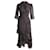 Ba&Sh Zebra Print Asymmetric Wrap Dress in Brown Viscose Cellulose fibre  ref.908181