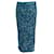 Autre Marque Rotate Birger Jupe mi-longue à paillettes Tasha en polyester turquoise  ref.908852