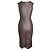 Herve Leger Bandagekleid mit U-Ausschnitt aus Rayon in Metallic-Roségold Braun Pink - Ansicht 3