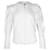 Isabel Marant Broderie Anglaise Ruffle-Trim Blouse in White Cotton  ref.908895