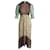 Autre Marque Rixo Saffron Printed Midi Dress in Multicolor Silk Python print  ref.908925