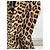 Autre Marque Casaco de pele de leopardo real e gola de vison preta - vista 2