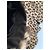 Autre Marque Casaco de pele de leopardo real e gola de vison preta - vista 3