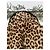Autre Marque Casaco de pele de leopardo real e gola de vison preta - vista 6