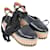 TORY BURCH  Sandals EU 38 Leather Black  ref.909081
