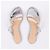 GIANVITO ROSSI  Bailarinas EU 39 Cuero charol Plata - vista 3