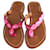 Paté de Sable Kids Sandals Pink Leather  ref.909308