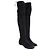 Stuart Weitzman Botas por encima de la rodilla Lowland en ante negro - vista 3