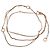Hermès Collana lunga Echappée 18k Certificato scatola oro rosa Gold hardware