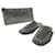 Hermès HERMES JOURNEY SHOES 42 GRAY SUEDE SLIPPERS + SLIPPERS POUCH BAG Grey  ref.909458