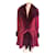 YVES SAINT LAURENT  Coats T.FR 40 Fur Dark red  ref.909795