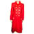 YVES SAINT LAURENT Mäntel T.fr 34 Wolle Rot  ref.909838