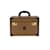 Trussardi Vintage Vanity Bag Brown Leather  ref.909949
