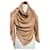 Louis Vuitton monogram shawl Caramel Silk  ref.909958
