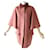 FENDI Woman Mink Collar Pink Wool  ref.910907