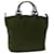 PRADA Hand Bag Nylon Green Auth bs5149  ref.910966