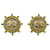 *Ohrringe mit Chanel-Cocomark-Logo Gold hardware Vergoldet  ref.911037