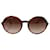 Chanel occhiali da sole Marrone Plastica  ref.911071